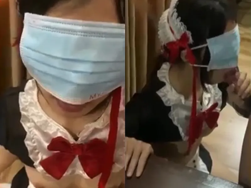 Ghệ việt dâm cosplay nô lệ tình dục liếm bú con chim điêu luyện